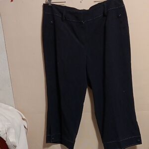 Larry Levine Black Stretch Trousers